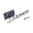 Fender Emblem - Chrome w/Blue - "Bronco Sport" - 1966-77 Ford Bronco