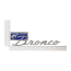 Fender Emblem - Chrome w/Blue - "Bronco Sport" - 1966-77 Ford Bronco