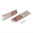 Hood Side Emblems - "FORD 100" - Pair - 1967 Ford Truck