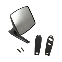 Outside Rearview Mirror - Satin Black - 1967-79 Ford Truck, 1966-79 Ford Bronco
