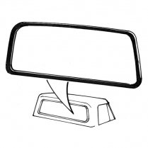 Back Glass Seal - No Groove for Chrome - 1967-72 Ford Truck