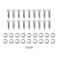 Interior Trim Screw Kit - Stainless - 134 pieces - 1967-72 Ford Truck