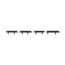 FORD Grille Letters - All Satin Black - 1967-77 Ford Bronco