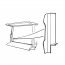 Tailgate Striker Post - LH - 1966-77 Ford Bronco