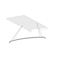 Headliner Support Bow - Stainless Steel - 1966-77 Ford Bronco