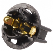 Instrument Panel Lamp Socket - 1968-96 Ford Truck, 1968-96 Ford Bronco, 1968-96 Ford Car, 1969-89 Lincoln and Mercury, 1970-96 Ford Econoline