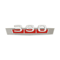 Front Fender Emblem - 390ci. - RH or LH - 1968-69 Ford Fairlane and Torino, 1968-70 Mercury Cars