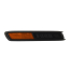 Hood Side Emblems - Satin Black - "FORD 100" - Pair - 1968-72 Ford Truck