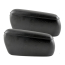 Rear Seat Arm Rest - Pair - Black - 1968-77 Ford Bronco
