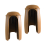 Rear Seat Arm Rest - Pair - Ginger - 1968-77 Ford Bronco
