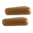 Rear Seat Arm Rest - Pair - Ginger - 1968-77 Ford Bronco