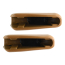 Rear Seat Arm Rest - Pair - Ginger - 1968-77 Ford Bronco