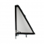 Vent Window Assembly - Black - LH - 1966-77 Ford Bronco