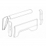 Striker Post Brace - LH - 1966-77 Ford Bronco