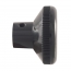 Wiper / Washer / Heater / Choke Knob - Black with Chrome Center - 1968-72 Ford Truck, 1968-77 Ford Bronco, 1969-74 Ford Econoline