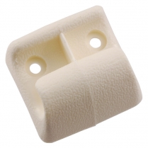 Visor Arm Clip - White - 1973-79 Ford Truck, 1978-79 Ford Bronco, 1968-79 Ford Car