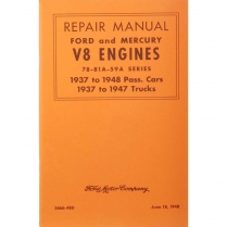 Book - Repair Manual - 1937-47 Ford Truck, 1937-48 Ford Car