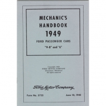 Book - Mechanics Repair Manual - 1949 Ford Car  