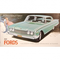 Sales Brochure - Full Color - 1960 Ford Car