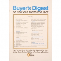 Sale Brochure - New Car Facts - 1967 Ford Car