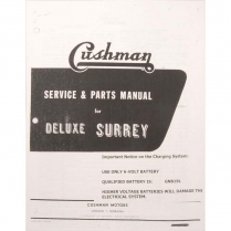 Service Parts Manual - 1958-60 Deluxe Surrey
