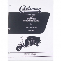 Parts Book & Owners Manual - 1954-59 Trucksters - 1952-59 Cushman Scooter