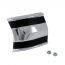 Rear Cab Corner Upper Side Molding - 3 5/8" Wide - Black - 1970-72 Ford Truck