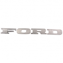 Hood or Tailgate F-O-R-D Letters - Chrome - 1970-72 Ford Truck, 1971 Ford Ranchero, 1971-74 Ford Econoline