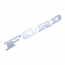 Hood or Tailgate F-O-R-D Letters - Chrome - 1970-72 Ford Truck, 1971 Ford Ranchero, 1971-74 Ford Econoline