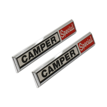 Cowl Side Emblems - "CAMPER Special" - 1970-72 Ford Truck