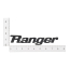 Bed Side Panel Nameplate Emblem - Black - "Ranger" - 1970-72 Ford Truck