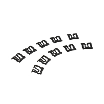 Windshield and Back Glass Molding Clips - Set of 10 - 1965-86 Ford Car, 1980-96 Ford Truck and Bronco