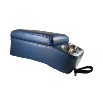 Bench Seat Center Console with Cup Holders - Blue - 1971-72 Ford Truck