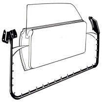 Door Seal Kit - Hardtop & Ranchero - 1972-76 Ford Torino, 1972 Mercury Montego