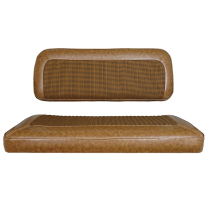 Seat Upholstery - Rear Bench Seat - Houndstooth Inserts - 1968-77 Ford Bronco - Drop Ship Item**