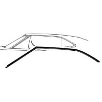 Roof Rail Seals - Fastback - 1972-73 Ford Torino