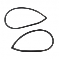 Quarter Window Seals - Pair - 1970-77 Ford Maverick, 1971-77 Mercury Comet