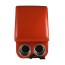 Bench Seat Center Console with Cup Holders - Bright Red - 1973-79 Ford Truck