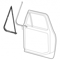 Vent Window Rubber Seal - RH - Premium Line - 1973-79 Ford Truck, 1978-79 Ford Bronco