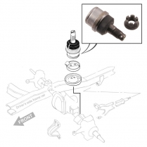 Ball Joint - Upper - 1973-79 Ford Truck, 1973-79 Ford Bronco