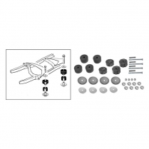 Cab to Frame Mounting Pad Kit - 1973-79 Ford Truck