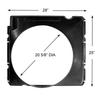 Fan Shroud - Radiator - 460ci. - 1973-79 Ford Truck