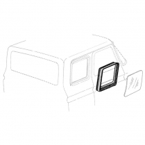 Quarter Window Seal - w/o Groove for Molding - 1974-79 Ford Truck