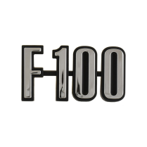 Front Fender Emblem - "F-100" - 1973-76 Ford Truck