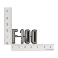 Front Fender Emblem - "F-100" - 1973-76 Ford Truck