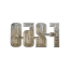 Front Fender Emblem - "F-250" - 1973-76 Ford Truck