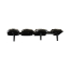 Front Fender Emblem - Black - "F-250" - 1973-76 Ford Truck