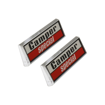 Front Fender Emblem - "Camper Special" - 1973-76 Ford Truck