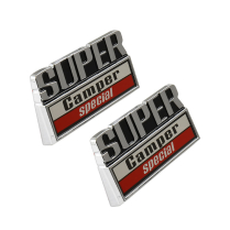 Front Fender Emblem - "SUPER Camper Special" - 1973-76 Ford Truck