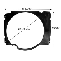 Fan Shroud - Radiator - 360, 390ci. - 1975-77 Ford Truck